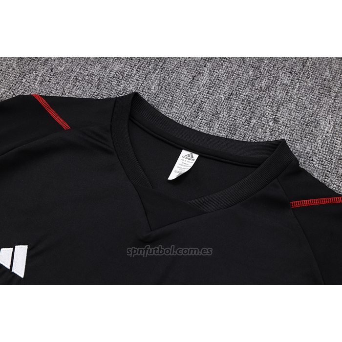 Chandal del Sao Paulo Manga Corta 2023-2024 Negro